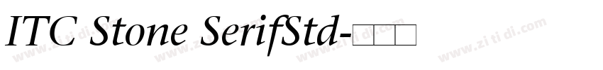 ITC Stone SerifStd字体转换
